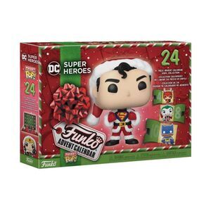 Funko -  POP! Advent Calendar - DC Super Heroes Red